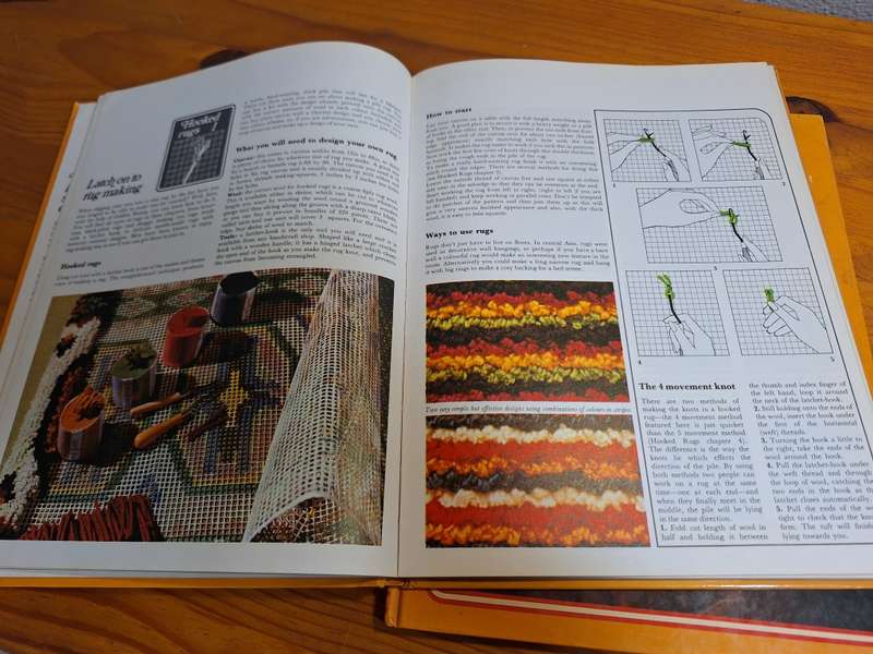 Vintage Book - Golden Hands  Vol. - 1 and 2 - Knitting, Dress Making and Needle Craft Guide