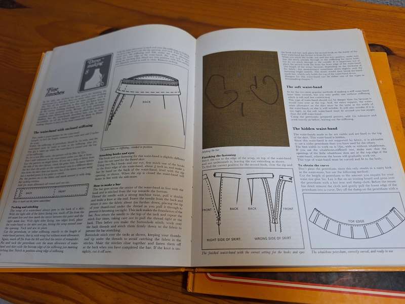 Vintage Book - Golden Hands  Vol. - 1 and 2 - Knitting, Dress Making and Needle Craft Guide