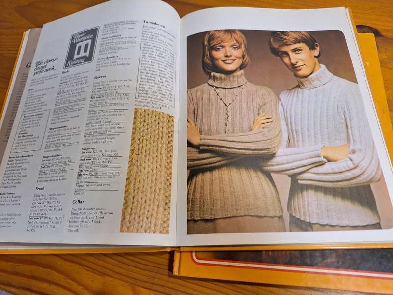 Vintage Book - Golden Hands  Vol. - 1 and 2 - Knitting, Dress Making and Needle Craft Guide