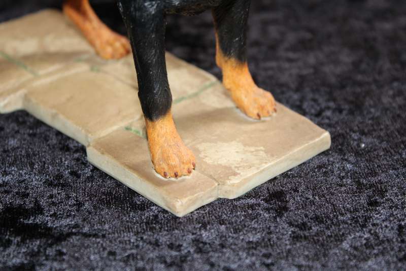 Resin Rottweiler Dod Figurine - Sherrett & Simpson