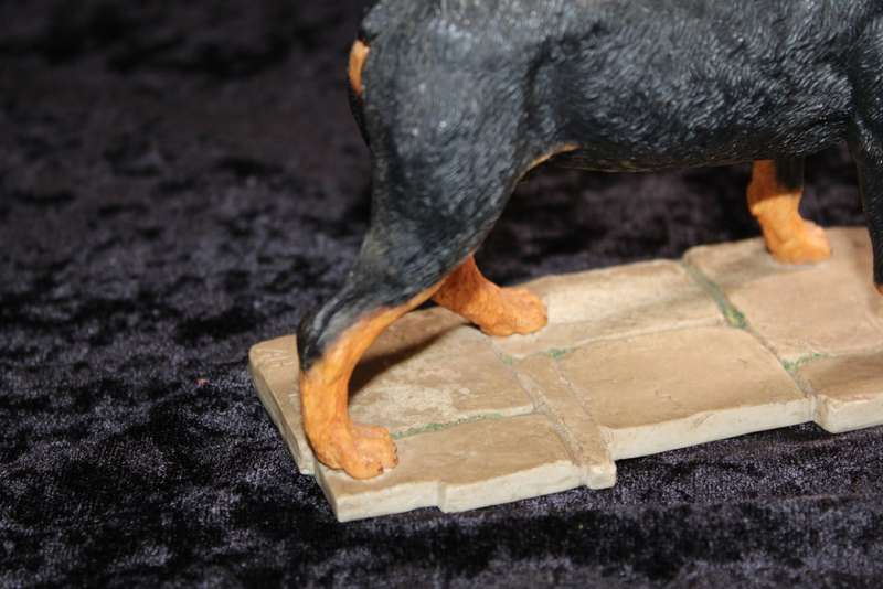Resin Rottweiler Dod Figurine - Sherrett & Simpson