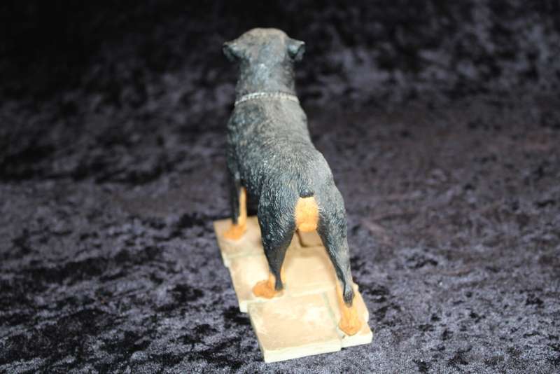 Resin Rottweiler Dod Figurine - Sherrett & Simpson