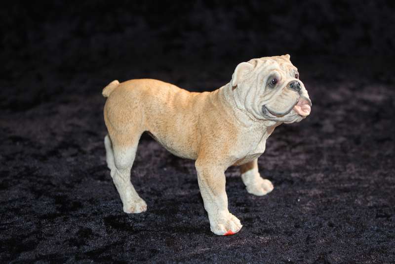 Resin Bulldog Figurine - Castagna - 1990