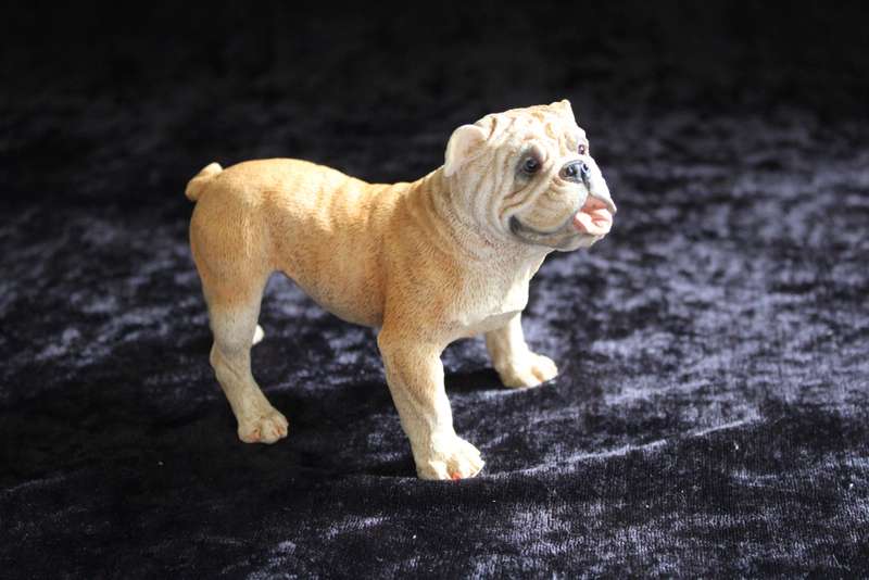 Resin Bulldog Figurine - Castagna - 1990