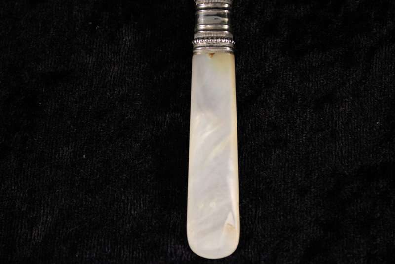 JL & S Silver Plated Pastry Fork (Mother of Pearl Handle)