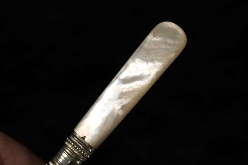 JL & S Silver Plated Pastry Fork (Mother of Pearl Handle)