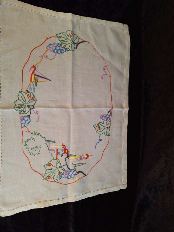 Vintage Tea Tray Cloth