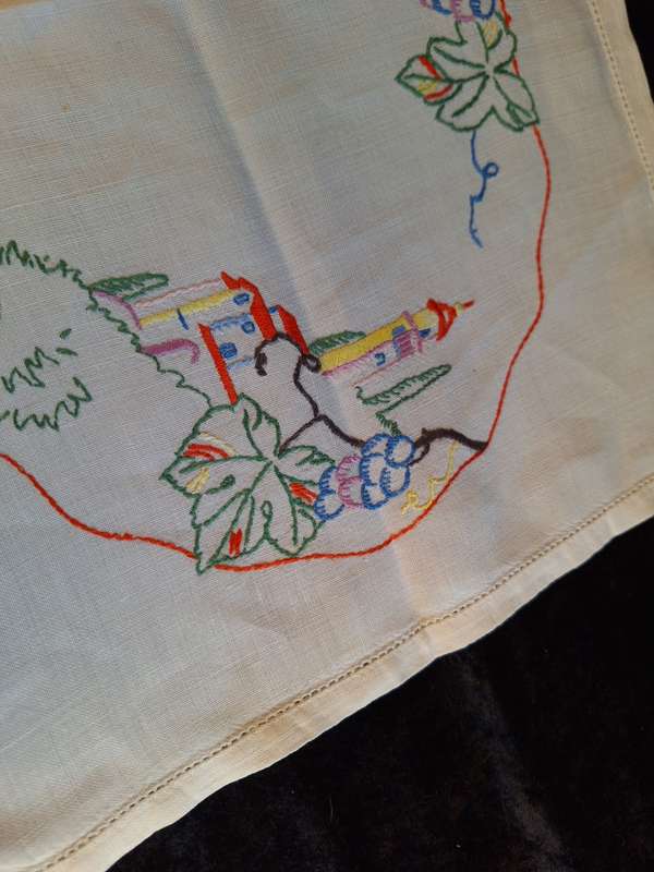 Vintage Tea Tray Cloth