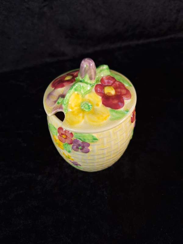 Stunning Rare Art Deco Wade Heath Jam Pot