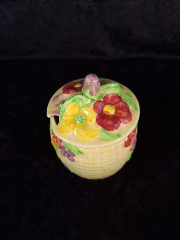 Stunning Rare Art Deco Wade Heath Jam Pot