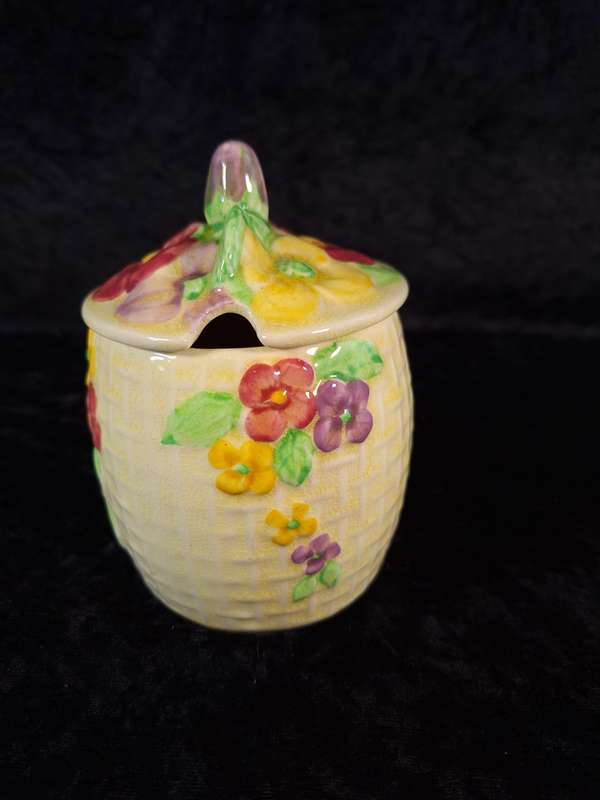 Stunning Rare Art Deco Wade Heath Jam Pot
