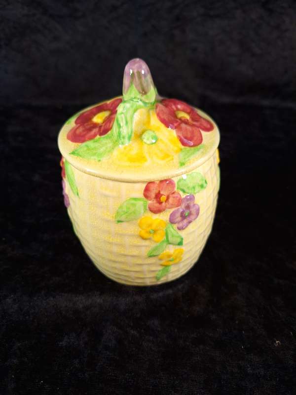 Stunning Rare Art Deco Wade Heath Jam Pot