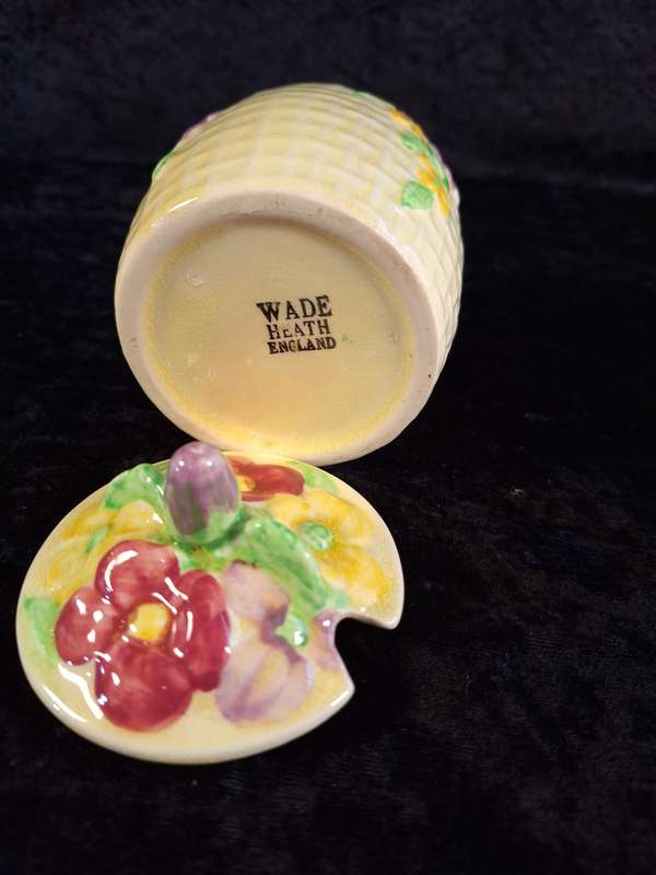 Stunning Rare Art Deco Wade Heath Jam Pot