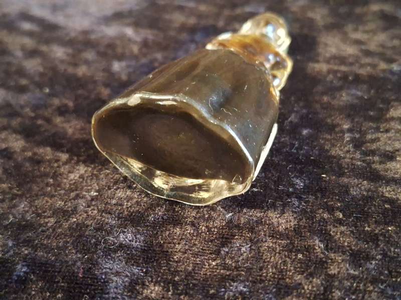 Beautiful Vintage Glass Liquor Bottle.