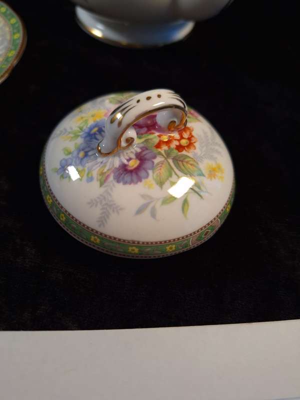 Stunning Shelley - Georgian 13360 Tea for Two Teapot with Saucer.