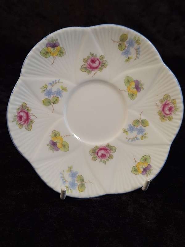 Shelley - Forget me not Coffee Saucer - Rd-272101/13424 - A.