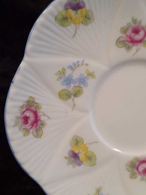 Shelley - Forget me not Coffee Saucer - Rd-272101/13424 - A.
