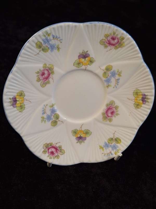 Shelley - Forget me not Coffee Saucer - Rd-272101/13424 - B.