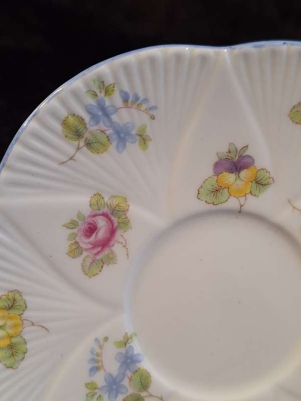 Shelley - Forget me not Coffee Saucer - Rd-272101/13424 - B.