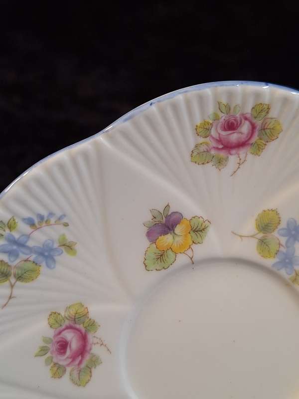 Shelley - Forget me not Coffee Saucer - Rd-272101/13424 - B.