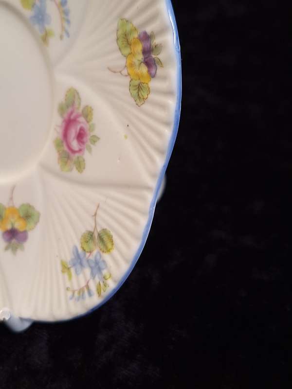 Shelley - Forget me not Coffee Saucer - Rd-272101/13424 - B.
