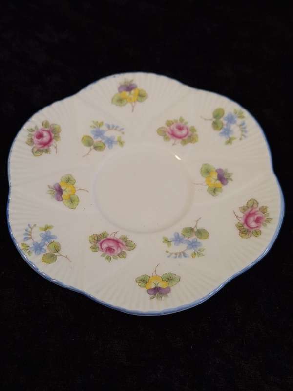 Shelley - Forget me not Coffee Saucer - Rd-272101/13424 - C.