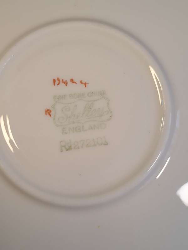 Shelley - Forget me not Coffee Saucer - Rd-272101/13424 - C.