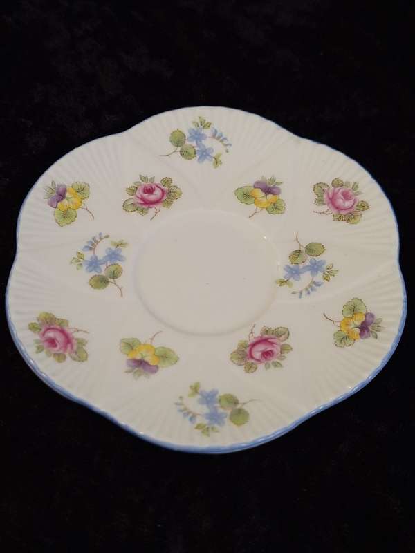 Shelley - Forget me not Coffee Saucer - Rd-272101/13424 - D.