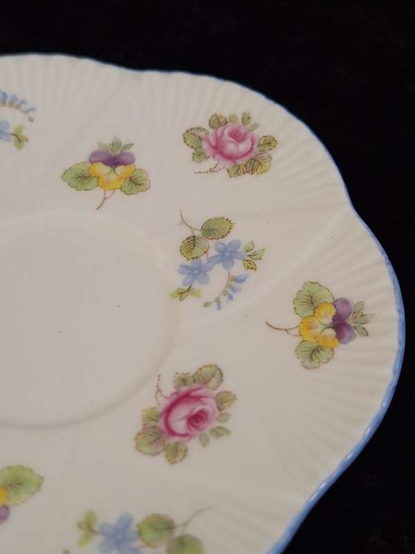 Shelley - Forget me not Coffee Saucer - Rd-272101/13424 - D.