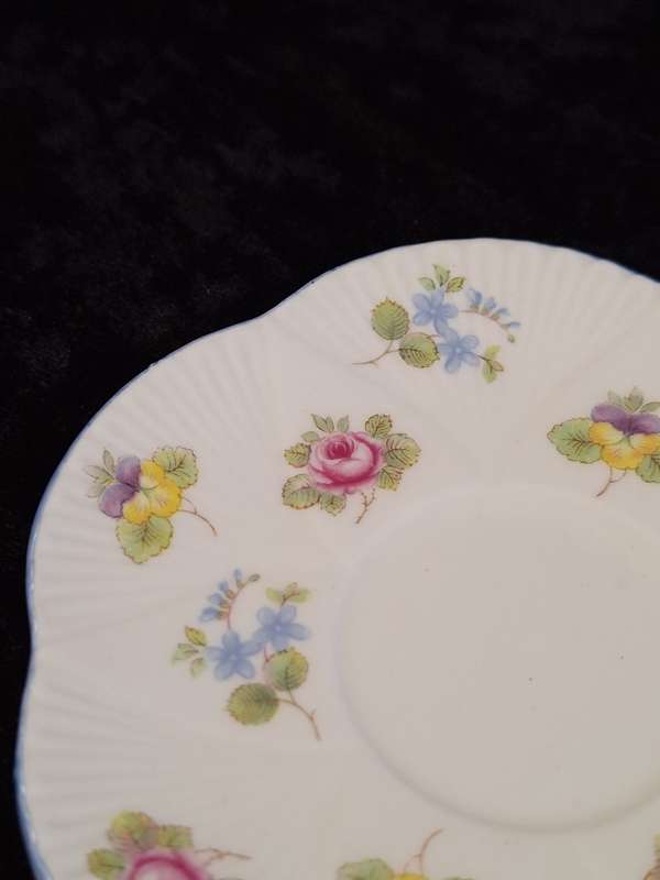 Shelley - Forget me not Coffee Saucer - Rd-272101/13424 - D.