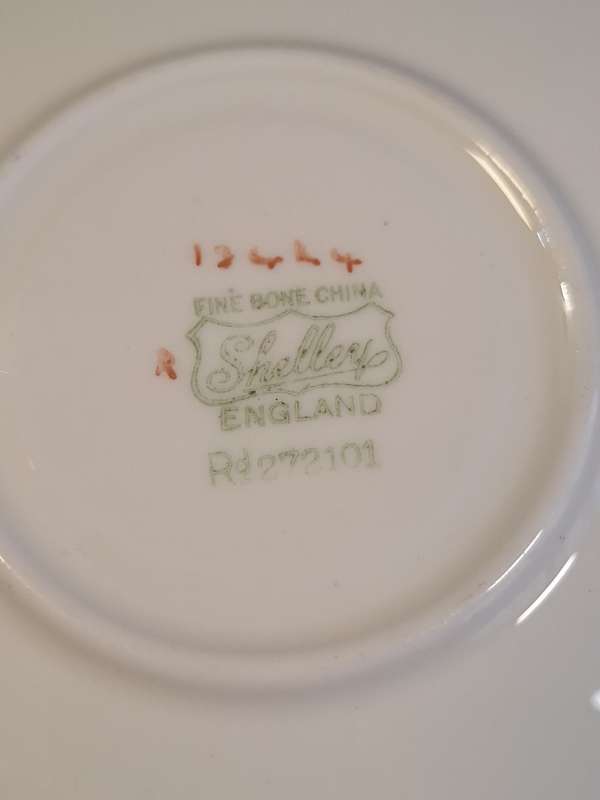 Shelley - Forget me not Coffee Saucer - Rd-272101/13424 - D.