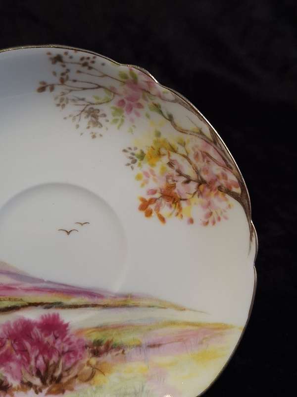Shelley - Old Ireland Coffee Saucer - 13657.