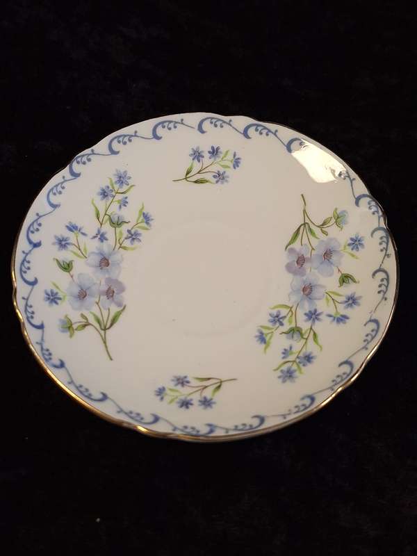 Shelley - Blue Rock Coffee Saucer - 13546 - B.