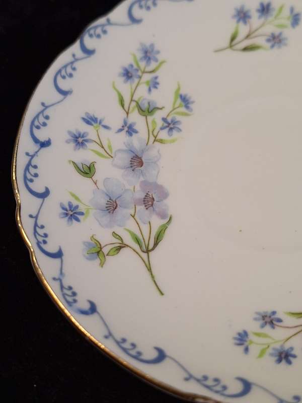 Shelley - Blue Rock Coffee Saucer - 13546 - B.