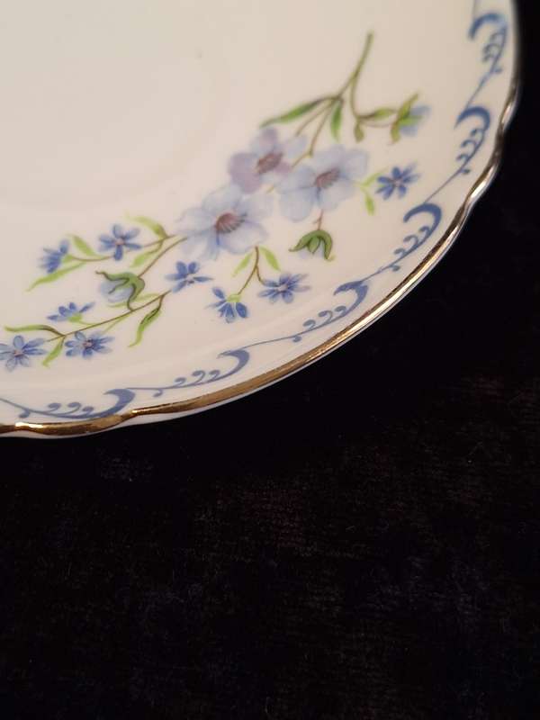 Shelley - Blue Rock Coffee Saucer - 13546 - B.