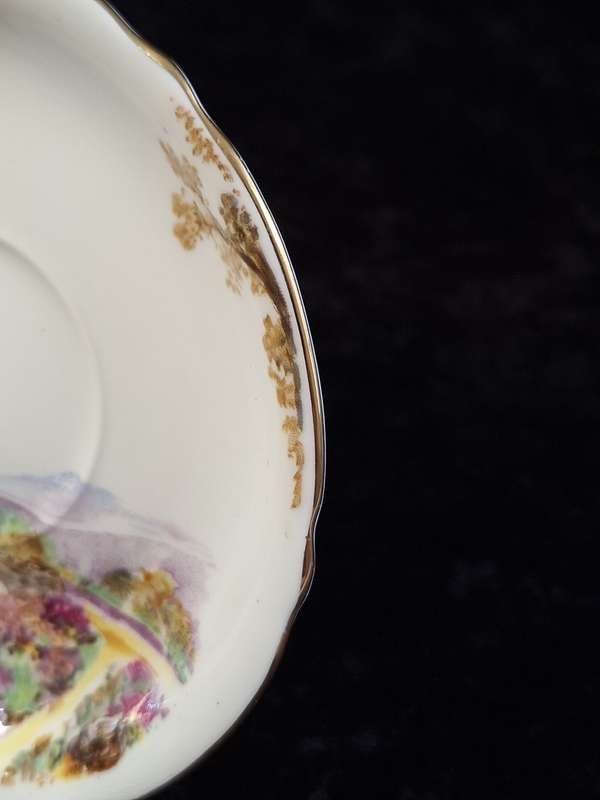 Shelley - Heather Coffee Saucer - 0187 - A.