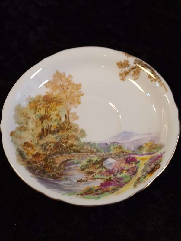 Shelley - Heather Coffee Saucer - 0187 - B.