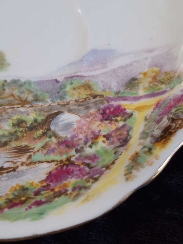 Shelley - Heather Coffee Saucer - 0187 - B.