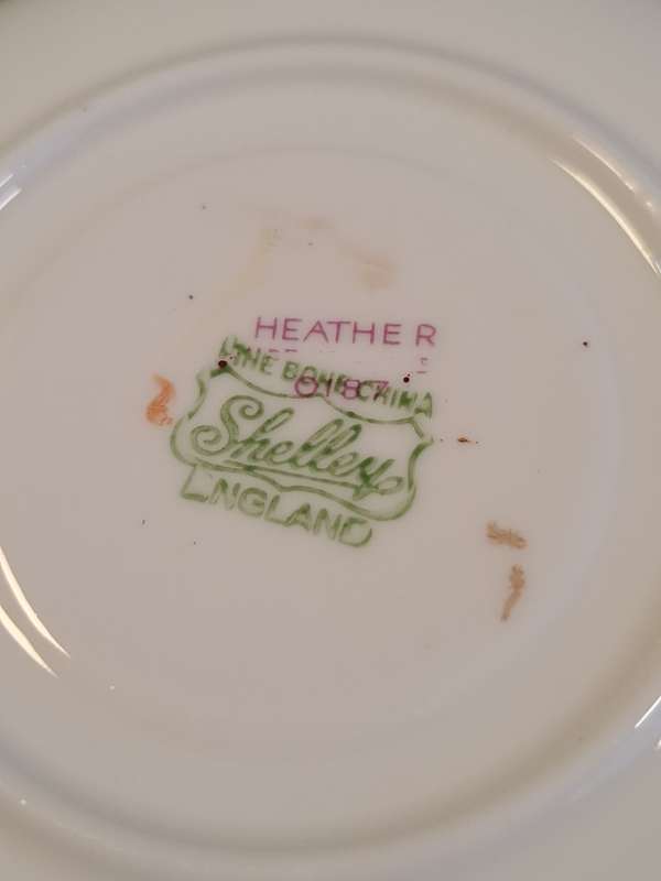 Shelley - Heather Coffee Saucer - 0187 - B.