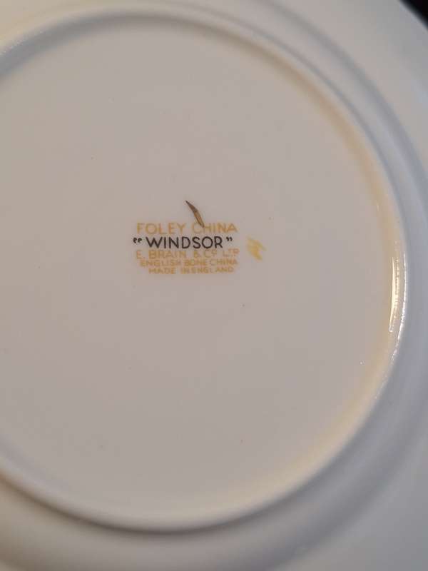 Foley China - Windsor Small Plate. (E. Brain & Co. LTE) (Shelley) - B.