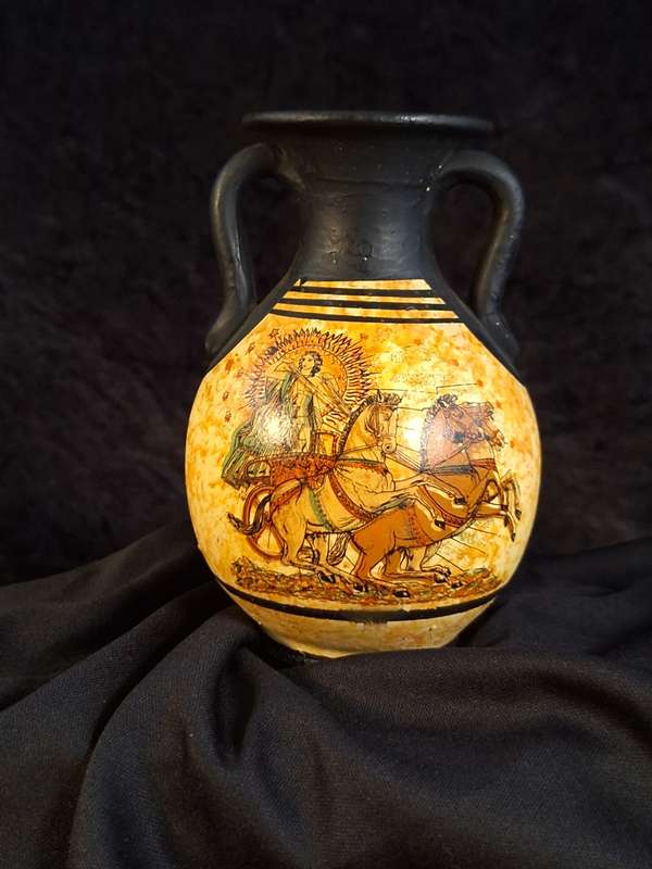 Small Greek Replica Pottery Vase (Copy of Classical Period 430 BC)