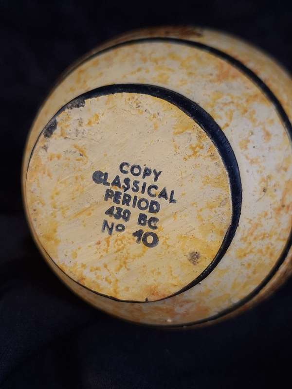 Small Greek Replica Pottery Vase (Copy of Classical Period 430 BC)