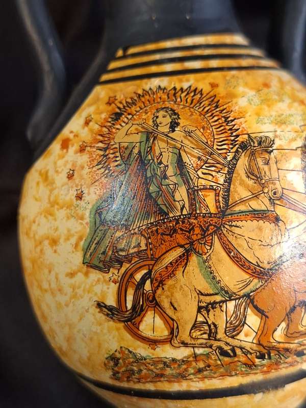 Small Greek Replica Pottery Vase (Copy of Classical Period 430 BC)