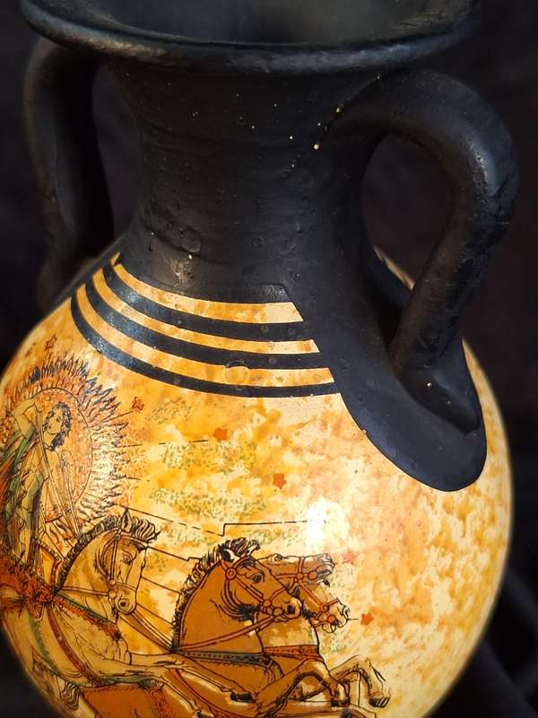 Small Greek Replica Pottery Vase (Copy of Classical Period 430 BC)