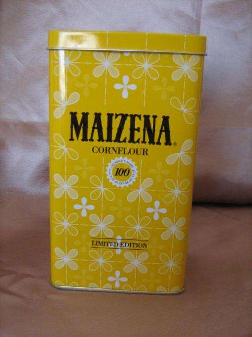YELLOW MAIZENA CORNFLOUR TIN (100 YEARS)