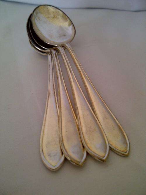 SET X4 SPOONS (EPNS)
