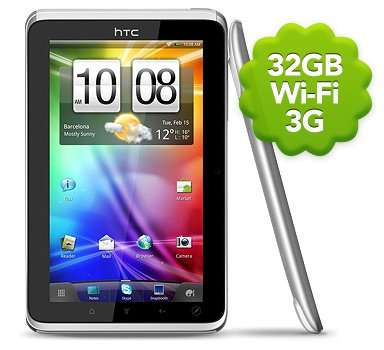 HTC Flyer - 32Gb - WiFi - 3G with pouch & HTC Capacitive Stylus
