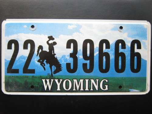 Original American license plate, must have for your bar or mancave