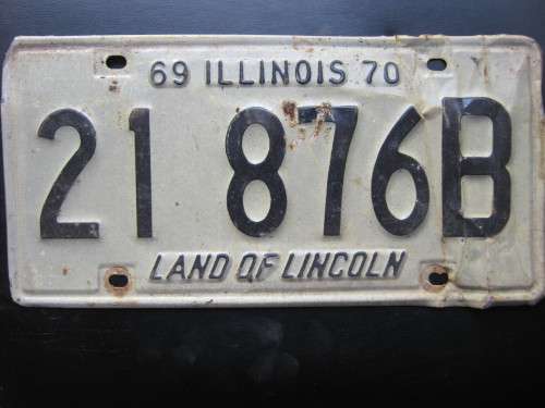 Original American license plate, must have for your bar or mancave