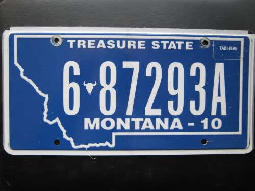 Original American license plate, must have for your bar or mancave